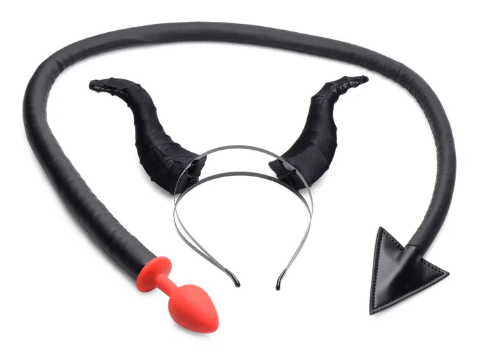 Anal | Tailz Devil Tail Anal Plug and Horns Set Anal | Tailz Devil Tail Anal Plug and Horns Set