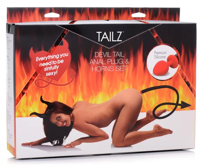 Anal | Tailz Devil Tail Anal Plug and Horns Set Anal | Tailz Devil Tail Anal Plug and Horns Set