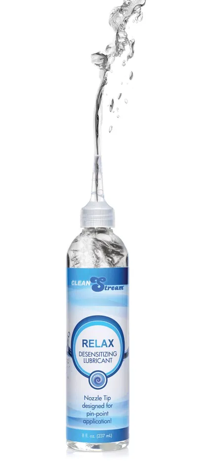 Cleanstream Sexual Health Wellbeing Relax Desensitizing Lubricant With Nozzle Tip 8oz Cleanstream Sexual Health Wellbeing Relax Desensitizing Lubricant With Nozzle Tip 8oz