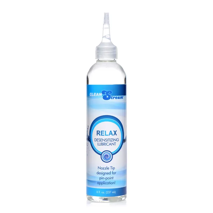 Cleanstream Sexual Health & Wellbeing | Relax Desensitizing Lubricant With Nozzle Tip - 8oz Cleanstream Sexual Health & Wellbeing | Relax Desensitizing Lubricant With Nozzle Tip - 8oz