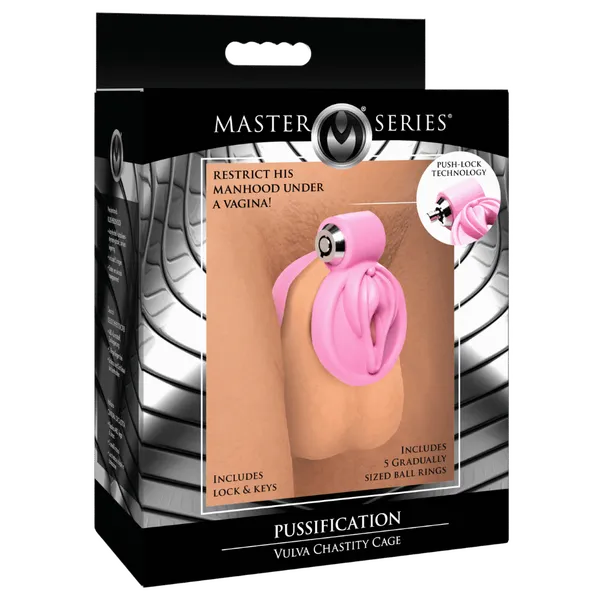 Xr Brands Male Sex Toys | Pussification Vulva Chastity Cage