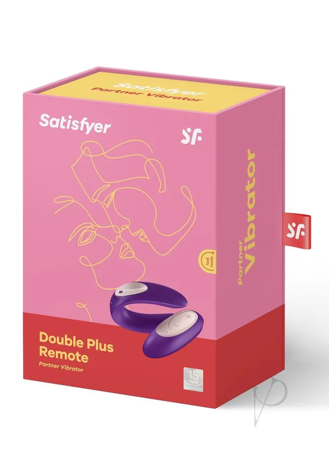 Satisfyer Female Sex Toys | Satisfyer Double Plus Remote USB Rechargeable Silicone Couples Vibrator Waterproof Satisfyer Female Sex Toys | Satisfyer Double Plus Remote USB Rechargeable Silicone Couples Vibrator Waterproof