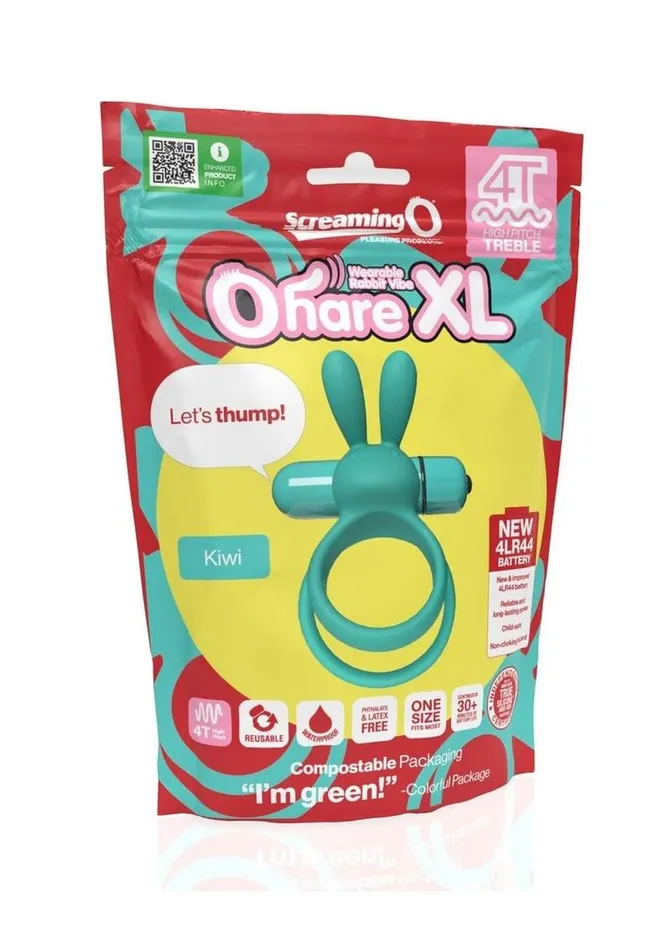4t Ohare XL Rechargeable Silicone Rabbit Vibrating Cock Ring Screaming O Male Sex Toys 4t Ohare XL Rechargeable Silicone Rabbit Vibrating Cock Ring Screaming O Male Sex Toys