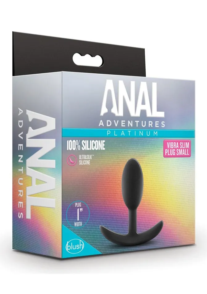 Anal Adventures Male Sex Toys Anal Adventures Platinum Silicone Vibrating Slim Anal Plug Anal Adventures Male Sex Toys Anal Adventures Platinum Silicone Vibrating Slim Anal Plug