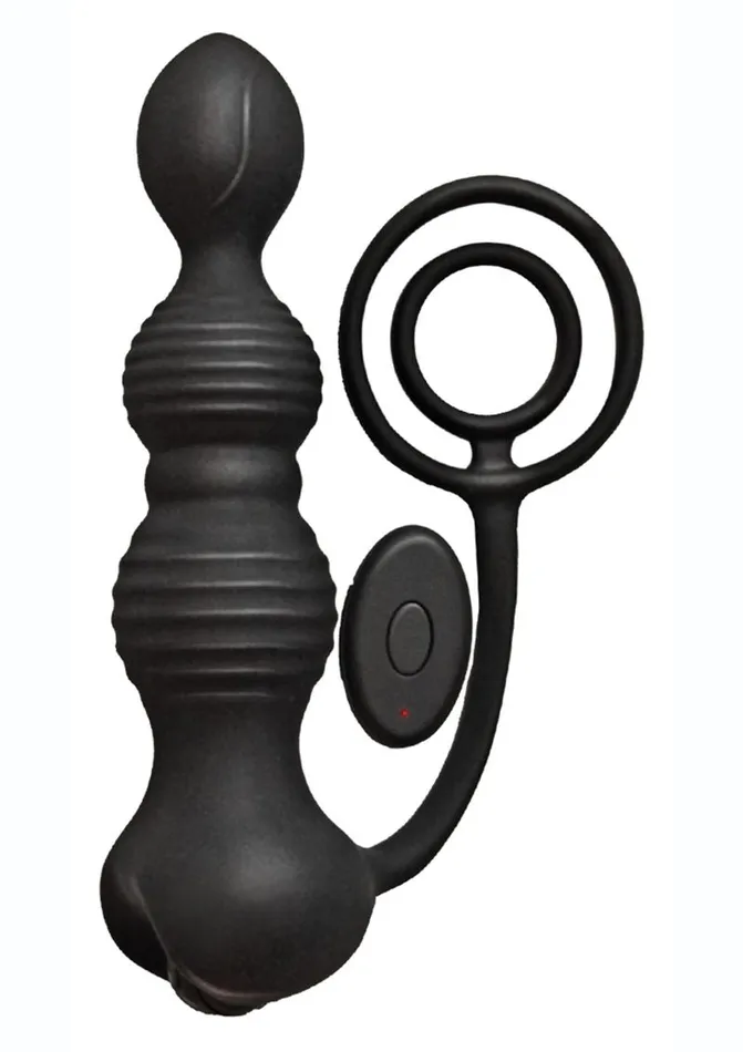 Anal Ese Male Sex Toys AnalEse Silicone Rechargeable Anal Plug and Cock Ring with Remote Control Anal Ese Male Sex Toys AnalEse Silicone Rechargeable Anal Plug and Cock Ring with Remote Control