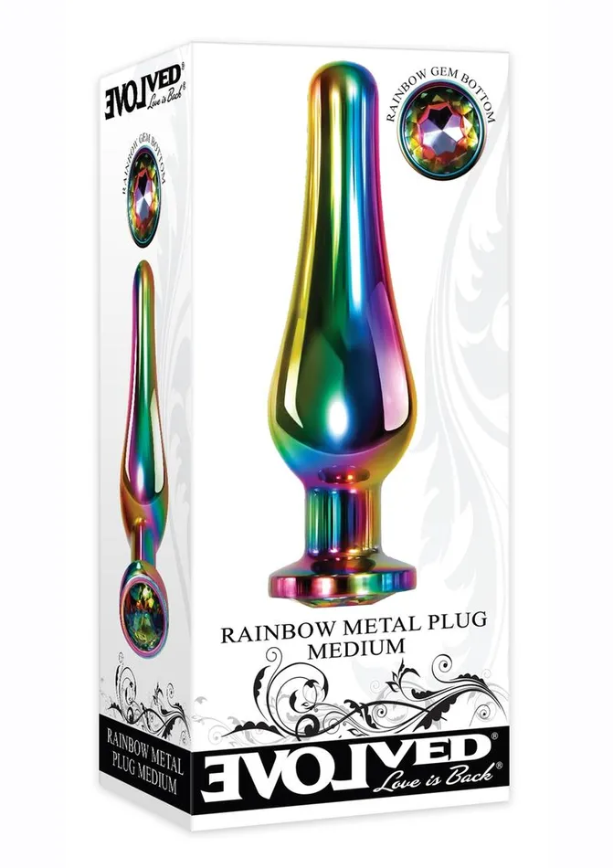 Anal Evolved Rainbow Metal Anal Plug