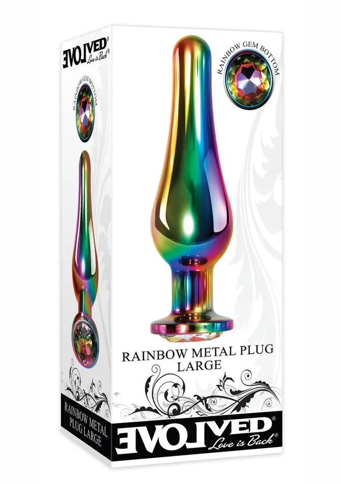 Anal Evolved Rainbow Metal Anal Plug
