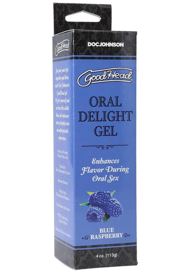 Anal GoodHead Goodhead Oral Delight Gel Flavored Blue Raspberry Anal GoodHead Goodhead Oral Delight Gel Flavored Blue Raspberry