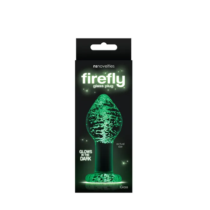Anal nsnovelties firefly Glass Butt Plug