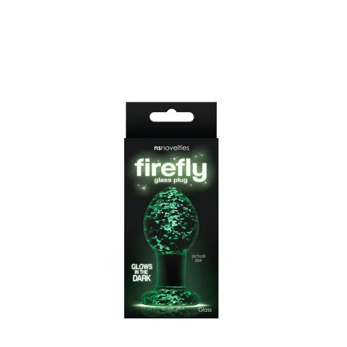 Anal nsnovelties firefly Glass Butt Plug