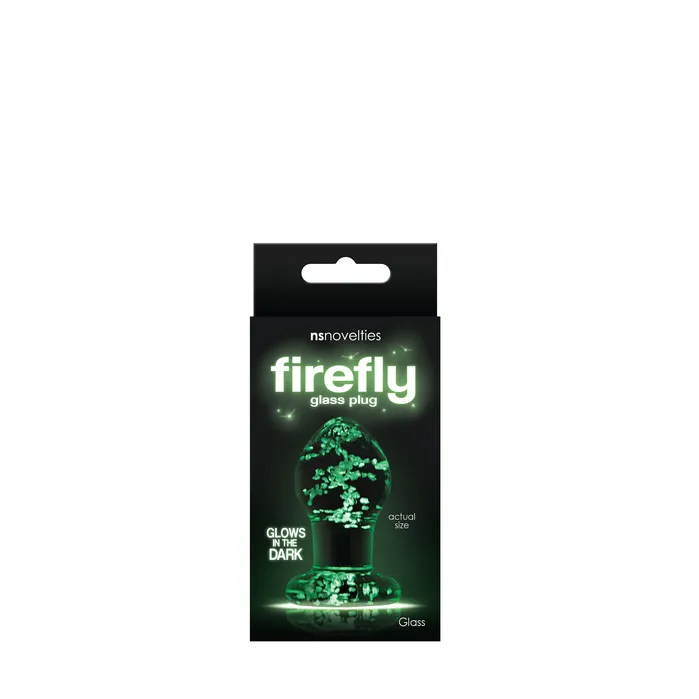 Anal nsnovelties firefly Glass Butt Plug