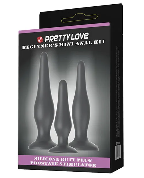 Anal Pretty Love Beginners Mini Anal Kit 3pk Pretty Love