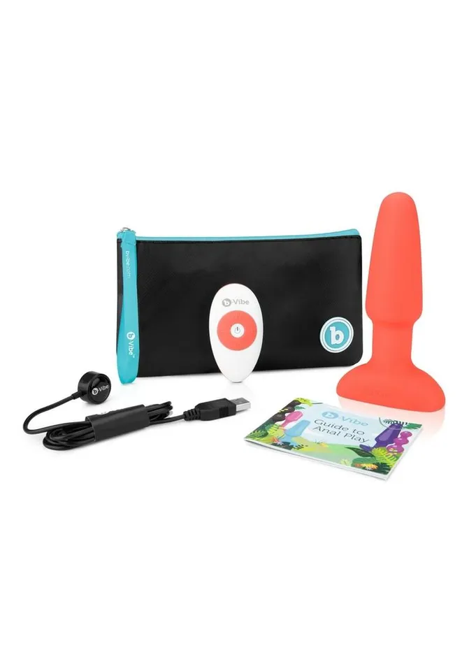 BVibe Rimming Plug 2 Rechargeable Silicone Anal Plug with Remote bVibe Male Sex Toys