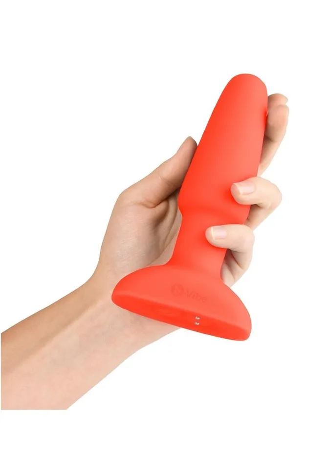 BVibe Rimming Plug 2 Rechargeable Silicone Anal Plug with Remote bVibe Male Sex Toys
