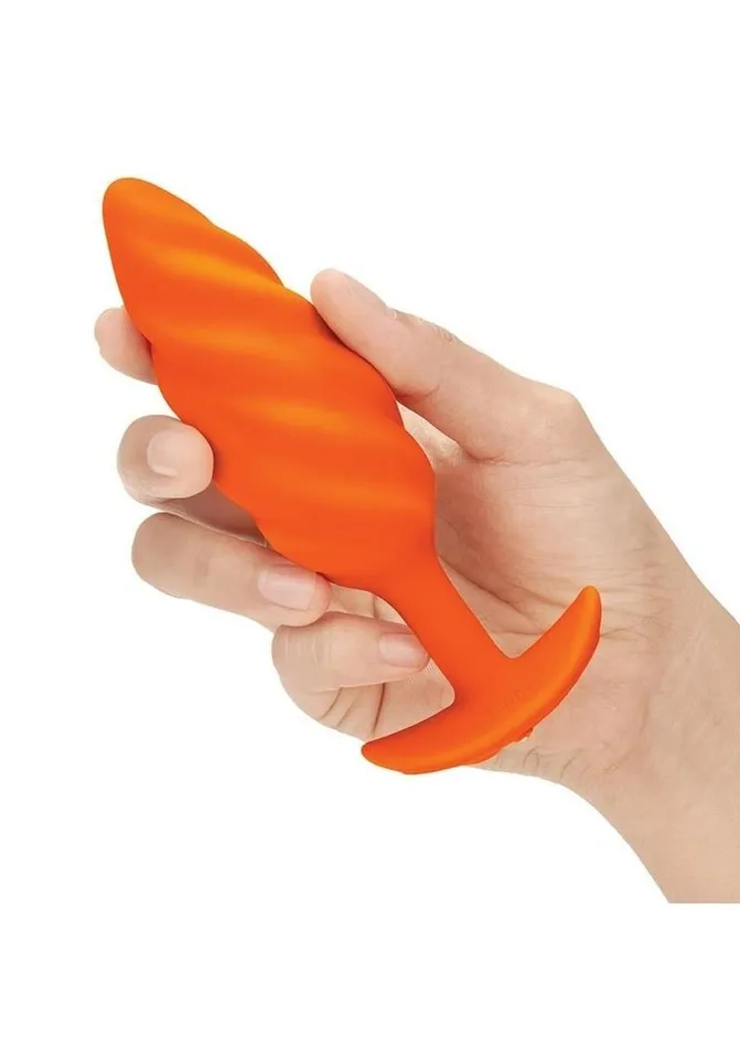 BVibe Swirl Textured Rechargeable Silicone Anal Plug bVibe Male Sex Toys BVibe Swirl Textured Rechargeable Silicone Anal Plug bVibe Male Sex Toys
