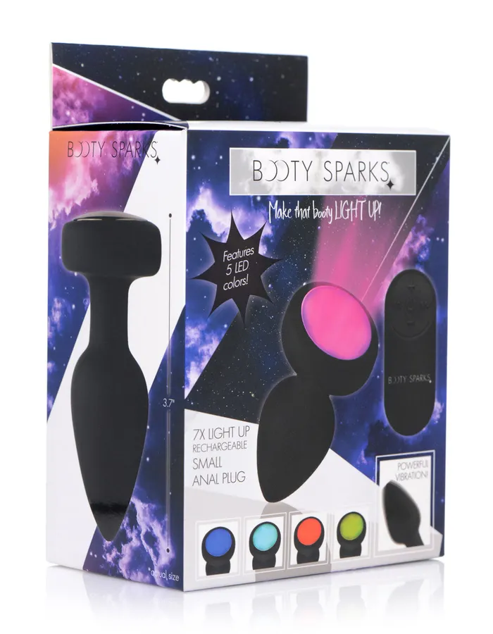 Booty Sparks Silicone Vibrating LED Plug Booty Sparks Anal