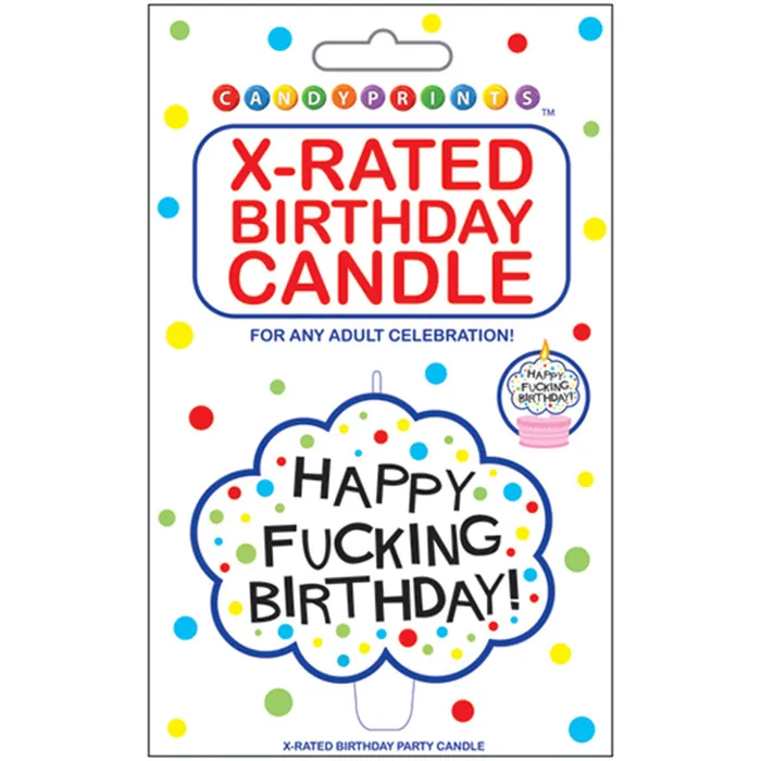 CandyPrints XRated Birthday Candle Happy Fing Birthday CandyPrints Vibrators CandyPrints XRated Birthday Candle Happy Fing Birthday CandyPrints Vibrators