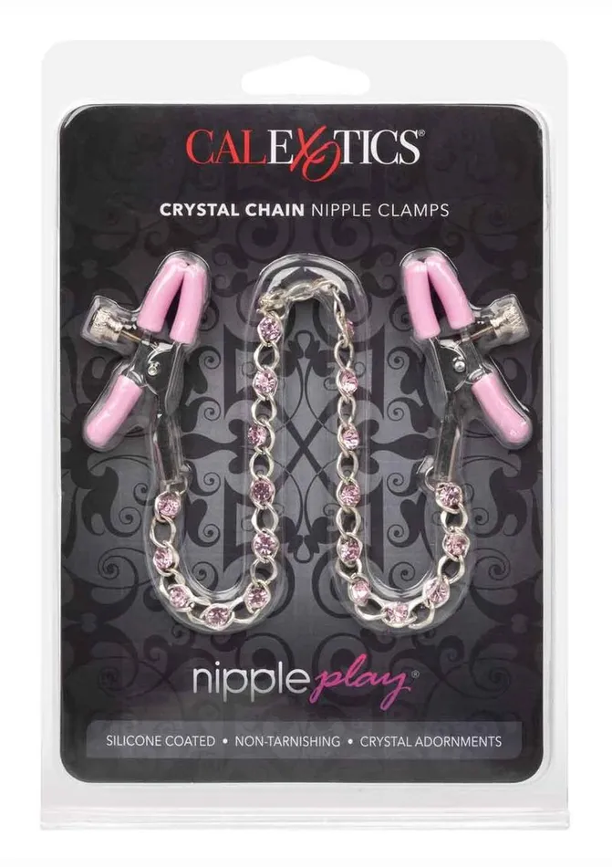 Couples Nipple Play Nipple Play Crystal Chain Nipple Clamps Couples Nipple Play Nipple Play Crystal Chain Nipple Clamps