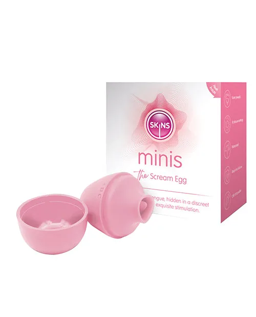 Creative Conceptions Vibrators Skins Minis The Scream Egg Pink