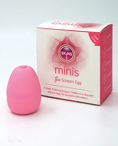 Creative Conceptions Vibrators Skins Minis The Scream Egg Pink