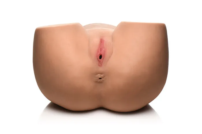 Curve Toys Male Sex Toys Mistress Vibrating Pussy and Ass Masturbator w Remote
