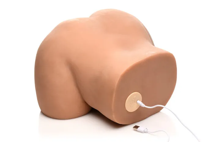 Curve Toys Male Sex Toys Mistress Vibrating Pussy and Ass Masturbator w Remote