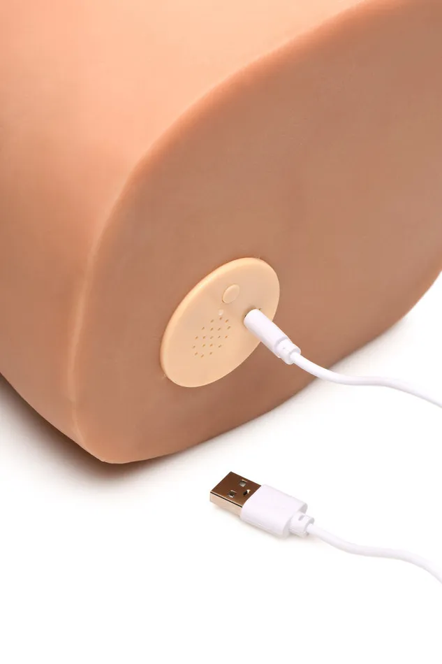 Curve Toys Male Sex Toys Mistress Vibrating Pussy and Ass Masturbator w Remote