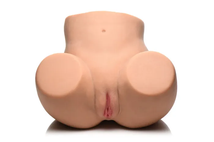 Curve Toys Male Sex Toys Mistress Vibrating Pussy and Ass Masturbator w Remote