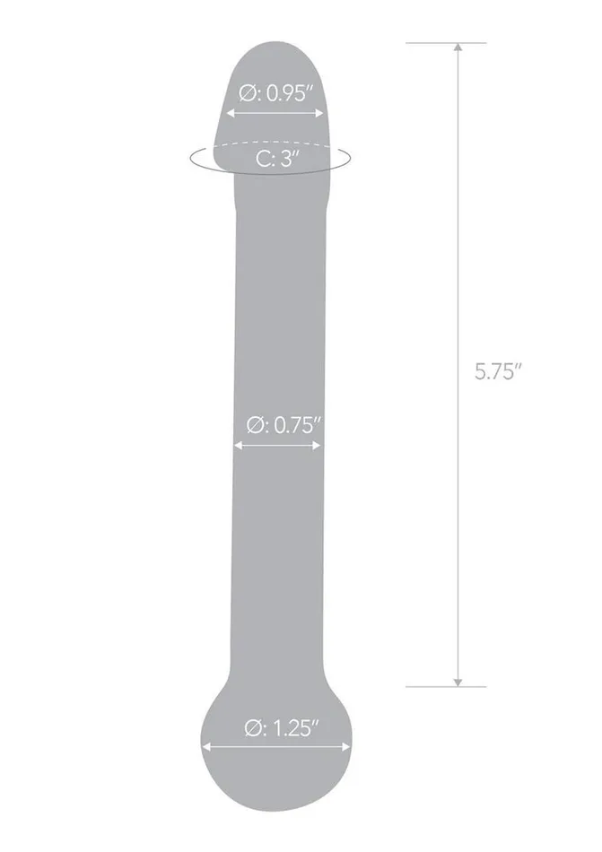 Dildos Glas Glas Realistic Head Glass Dildo Dildos Glas Glas Realistic Head Glass Dildo