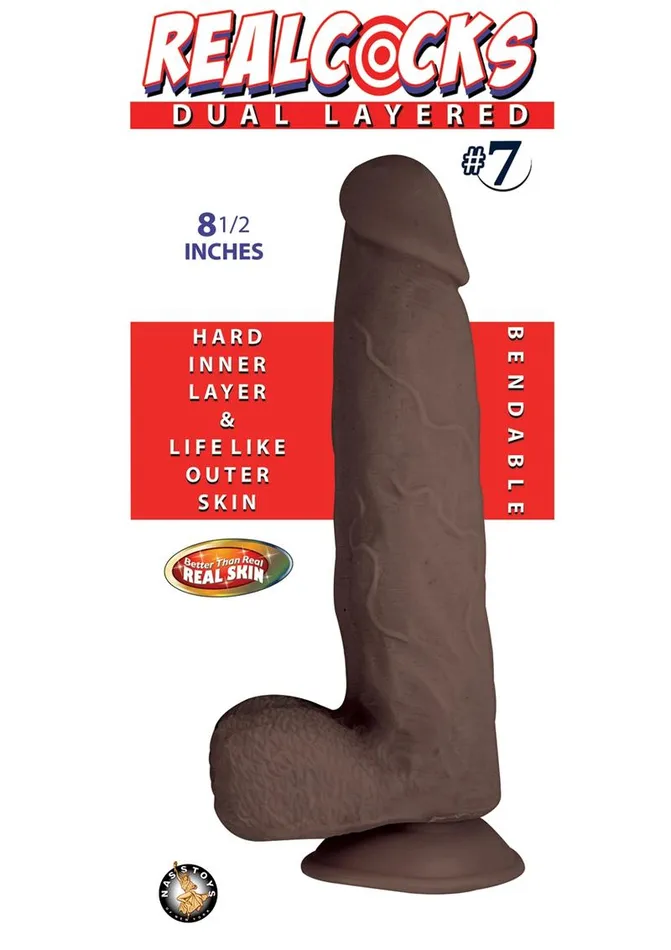 Dildos Realcocks Realcocks Dual Layered 7 Bendable Dildo Dildos Realcocks Realcocks Dual Layered 7 Bendable Dildo