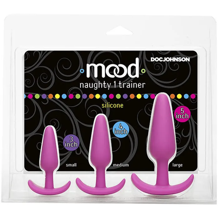 Doc Johnson Anal Mood Naughty 1 Anal Trainer Set 3pc