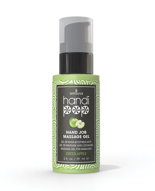 Enhancers Handipop Hand Job Massage Gel 2 oz Green Apple Sensuva Valencia Naturals Enhancers Handipop Hand Job Massage Gel 2 oz Green Apple Sensuva Valencia Naturals