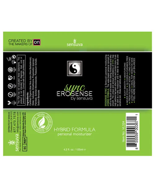 Erosense Sync WaterHybrid Lubricant Sensuva Valencia Naturals Lubricants