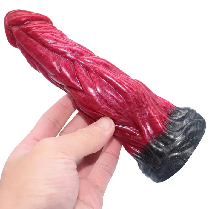 FAAK FAAK N5004 Aula Platinum Liquid Silicone Anal Plug Dildo Male Sex Toys