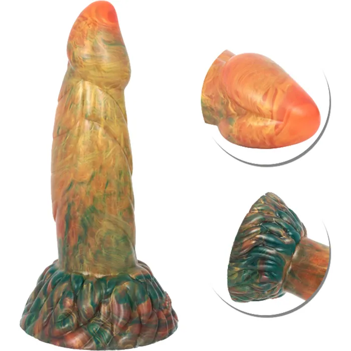 FAAK Geeba G6016 Liquid Silicone 8 Anal Plug Dildo FAAK Male Sex Toys
