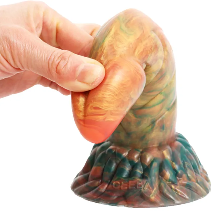 FAAK Geeba G6016 Liquid Silicone 8 Anal Plug Dildo FAAK Male Sex Toys