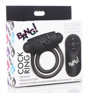 Female Sex Toys BANG Silicone Cock 1 black Ring With Remote Control Vibrator Nice and nasty Bz Female Sex Toys BANG Silicone Cock 1 black Ring With Remote Control Vibrator Nice and nasty Bz