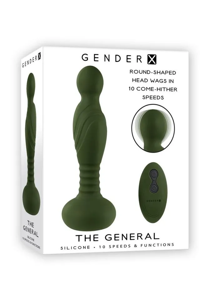 Female Sex Toys Gender X Gender X The General Rechargeable Silicone Vibrator with Remote Female Sex Toys Gender X Gender X The General Rechargeable Silicone Vibrator with Remote