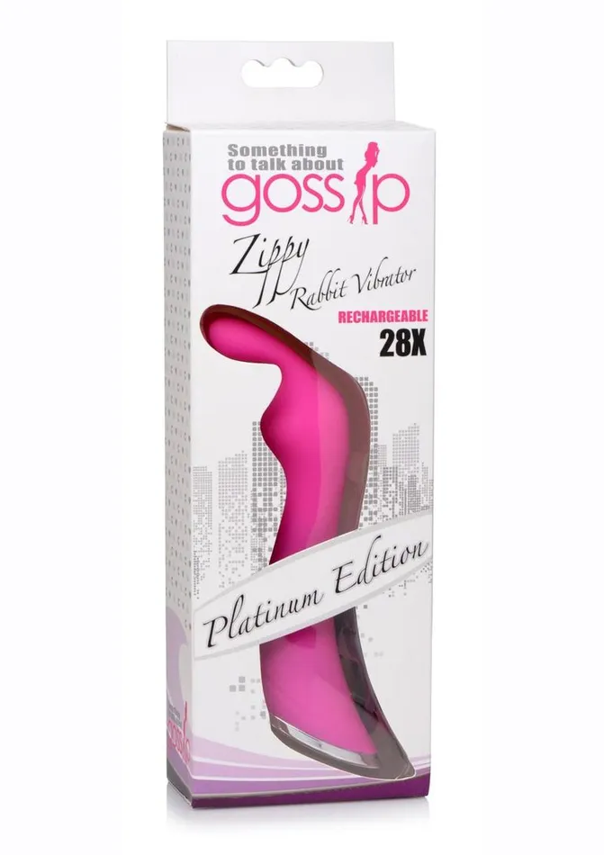 Female Sex Toys Gossip Gossip Zippy 28x Rechargeable Silicone Rabbit Vibrator Female Sex Toys Gossip Gossip Zippy 28x Rechargeable Silicone Rabbit Vibrator