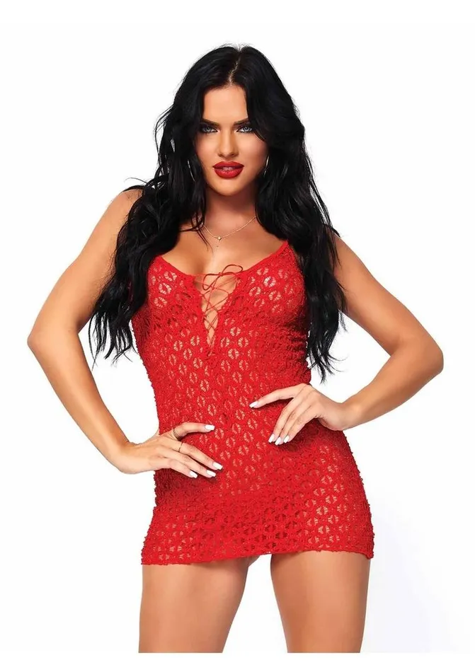 Female Sex Toys Leg Avenue Leg Avenue Mini Dress with Lace Up Front and GString Female Sex Toys Leg Avenue Leg Avenue Mini Dress with Lace Up Front and GString