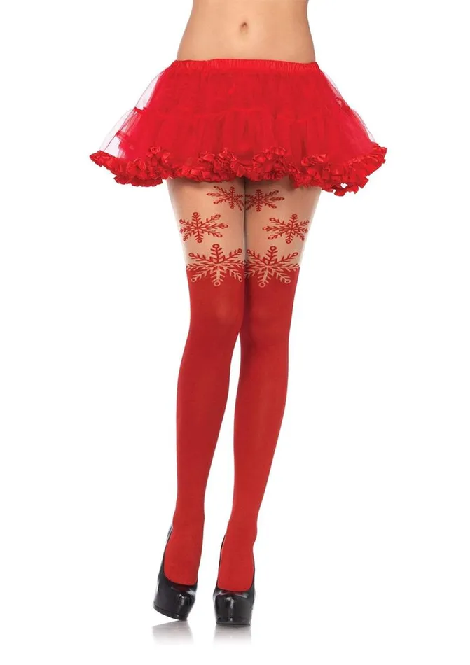 Female Sex Toys Leg Avenue Leg Avenue Spandex Snowflake Opaque Pantyhose with Sheer Thigh Accent Female Sex Toys Leg Avenue Leg Avenue Spandex Snowflake Opaque Pantyhose with Sheer Thigh Accent