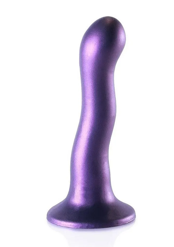 Female Sex Toys Ouch Ultra Soft Curvy GSpot Silicone Dildo 7in Metallic Ouch Female Sex Toys Ouch Ultra Soft Curvy GSpot Silicone Dildo 7in Metallic Ouch