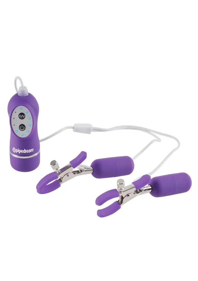 Fetish Fantasy Series Female Sex Toys Fetish Fantasy Series 10 Function Vibrating Nipple Clamps with Remote Control Fetish Fantasy Series Female Sex Toys Fetish Fantasy Series 10 Function Vibrating Nipple Clamps with Remote Control