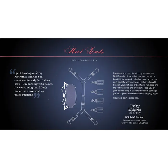 Fifty Shades Hard Limits Universal Restraint Kit Fifty Shades of Grey Vibrators