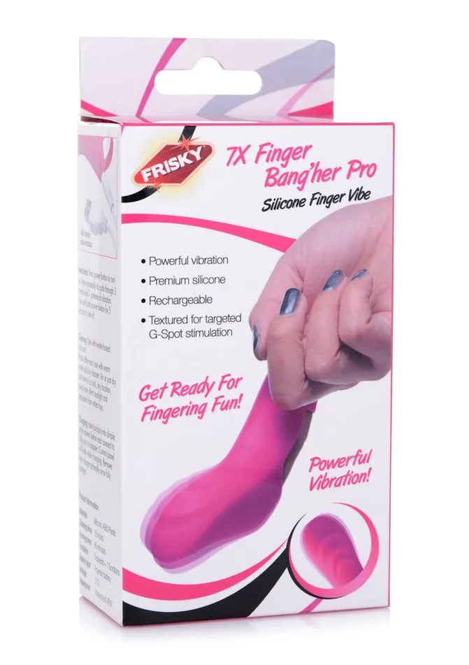 Frisky Frisky 7x Finger Bangher Pro Silicone Rechargeable Finger Vibrator Female Sex Toys Frisky Frisky 7x Finger Bangher Pro Silicone Rechargeable Finger Vibrator Female Sex Toys