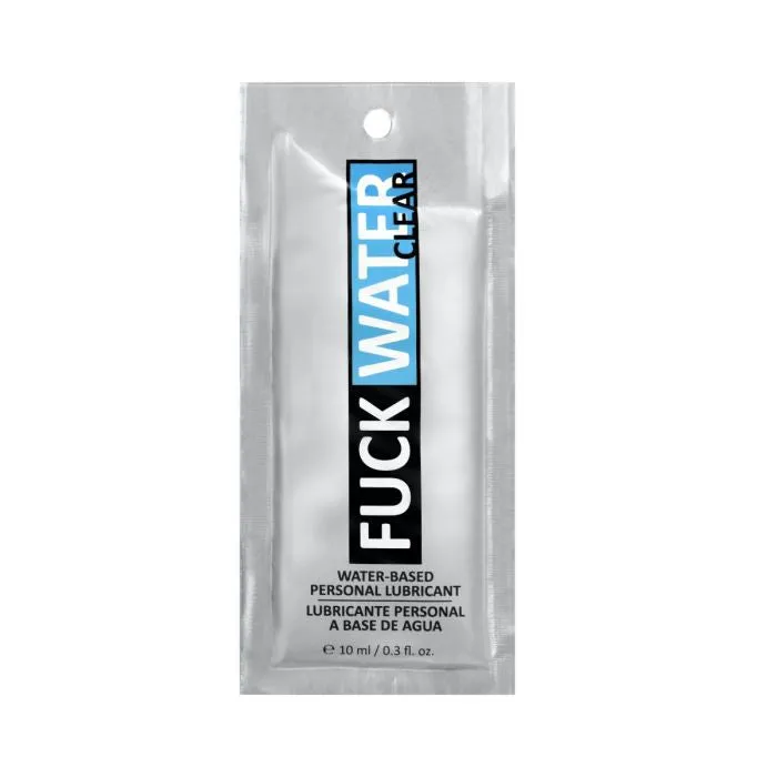 FUCK WATER 3oz pillow pack lubricant one time use small Nice and nasty Bz Sexual Health Wellbeing