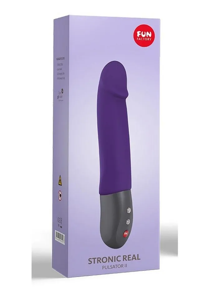 Fun Factory Female Sex Toys Stronic Real Rechargeable Silicone Thrusting Vibrator