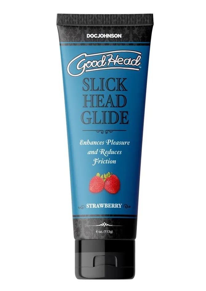 Goodhead Slick Head Glide Water Based Flavored Lubricant Strawberry GoodHead Lubricants Goodhead Slick Head Glide Water Based Flavored Lubricant Strawberry GoodHead Lubricants
