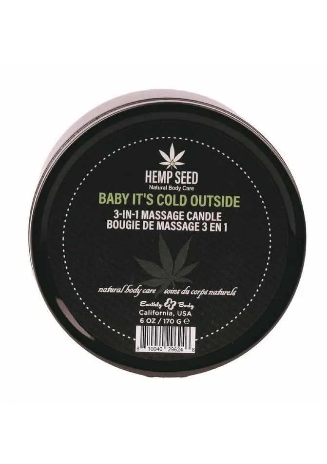 Hemp Seed Body Care Hemp Seed 3In1 Holiday Candle Baby Its Cold Outside 6oz 170g Female Sex Toys Hemp Seed Body Care Hemp Seed 3In1 Holiday Candle Baby Its Cold Outside 6oz 170g Female Sex Toys