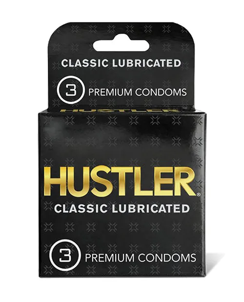 Hustler Classic Lubricated Premium Condoms Pack of 3 Lbc Products INC Vibrators